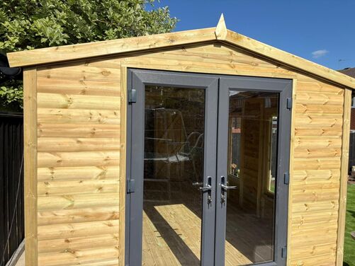 #PVC094 18x10 Apex Summer House