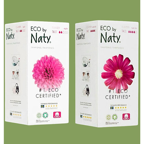 Eco by Naty Organic Tampons - Normal or Super
