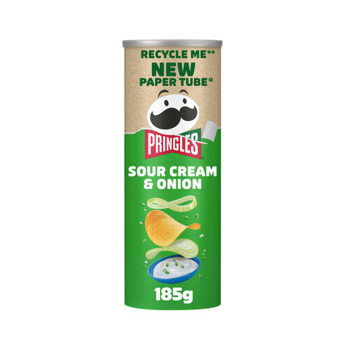 Pringles Sour Cream & Onion Sharing Crisps 185g