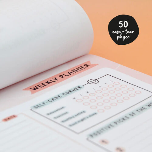 Mindful Motivation Weekly Planner Notepad