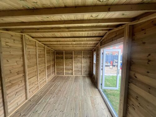 #PVC107 18x10 Apex Reverse Summer House