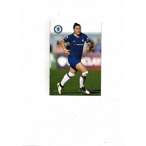 2019/20 Chelsea v Liverpool Women's FA Cup Football Programme