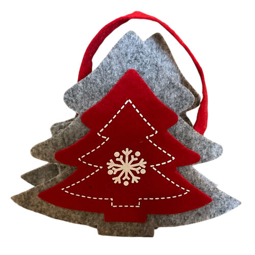 Christmas Tree Felt Christmas Gift Bag- EX DISPLAY