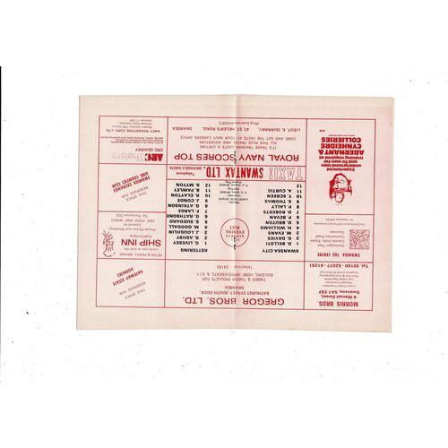 1974/75 Swansea City v Kettering Town FA Cup Football Programme