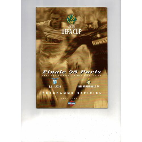 Europa League, UEFA/Fairs & Inter Toto Cup Final Football Programmes