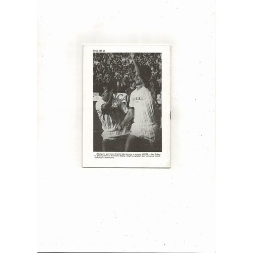 Gornik Zabrze v Olympiakos European Cup Football Programme 1987/88