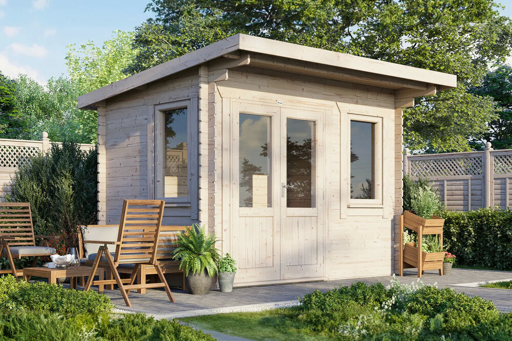 Pent Classic Log Cabin 14x8