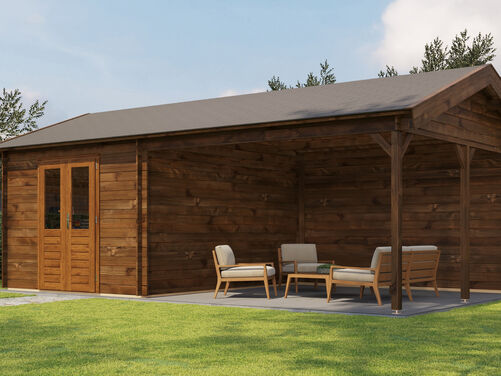 300cm x 400cm + 400cm Veranda