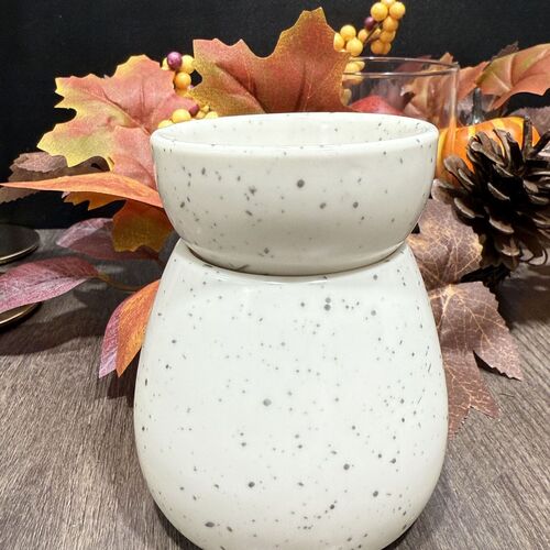Speckle Ceramic Wax Melter - Small Wax Burner