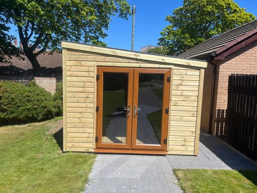 #PVC105 16x10 Pent Workshop/Summer House