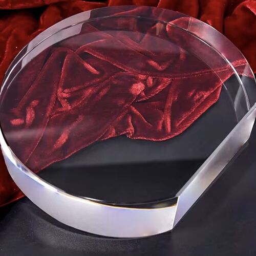 The 2D Harris 10x10x3cm Pure Crystal Circle
