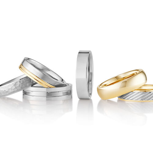 9ct 4mm FLAT PROFILE