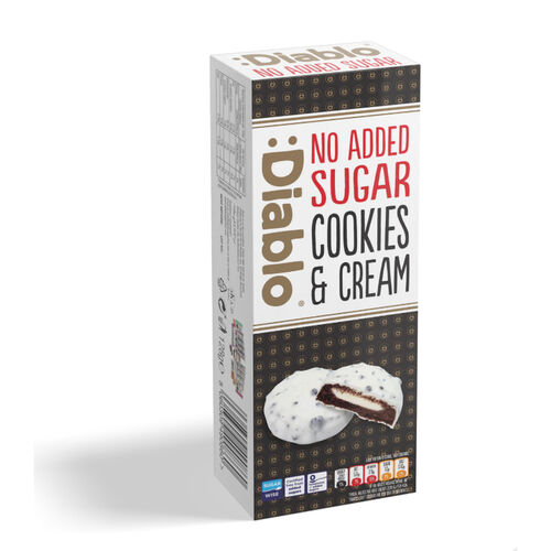 Diablo Diabetic No Added Sugar Cookies & Cream - 128g