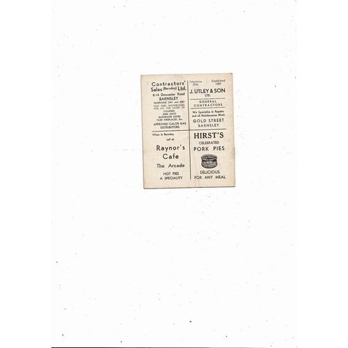 1967/68 Barnsley v Exeter City Football Programme