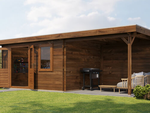 400cm x 300cm + 300cm Veranda