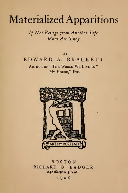 1908 | Materialised Apparitions