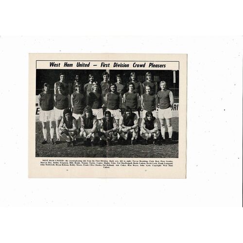 Bristol Rovers v West Ham United Bobby Jones Testimonial Programme 1972/73