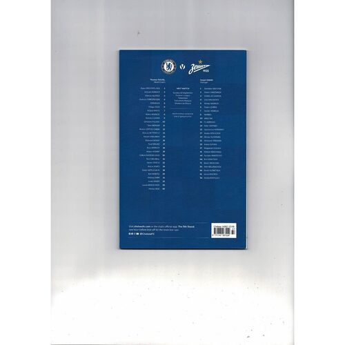 Chelsea v Zenit St Petersburg Champions League Football Programme 2021/22