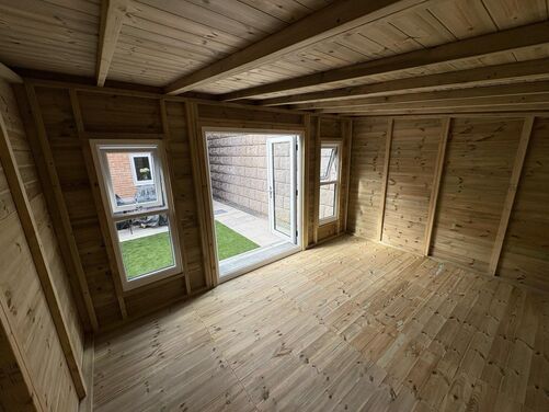#PVC099 14x10 Pent Summer House