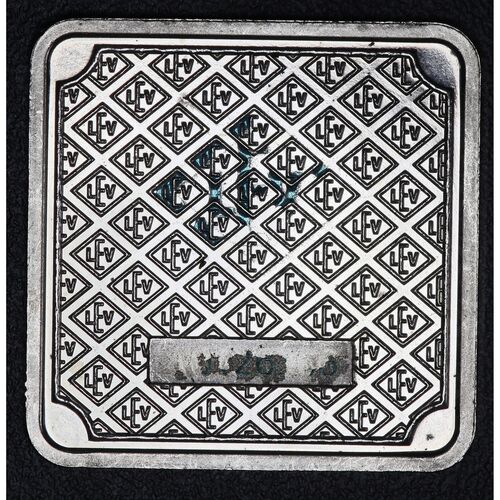 1oz Geiger square silver bullion bar
