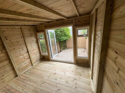 #PVC083 10x10 Pent Summer House