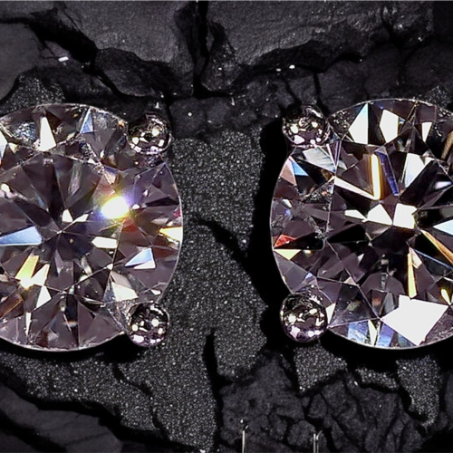 1.02ct diamond stud earrings