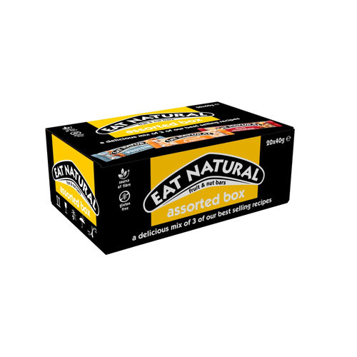 Case of Eat Natural Fruit & Nut Bars Mixed Pack 40g x 20