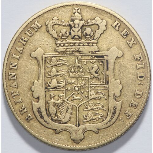 1825 King George 1V full gold sovereign