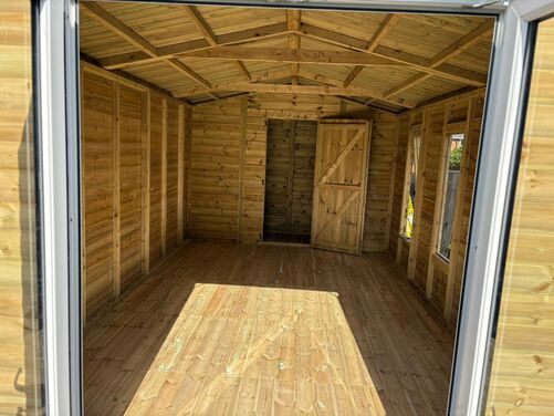 #PVC094 18x10 Apex Summer House