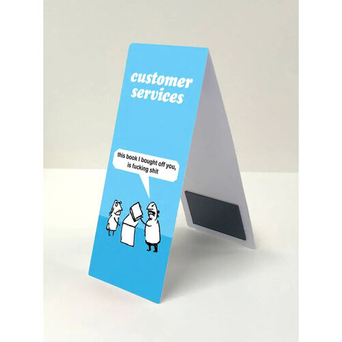 Funny Magnetic Bookmark - Shit Book