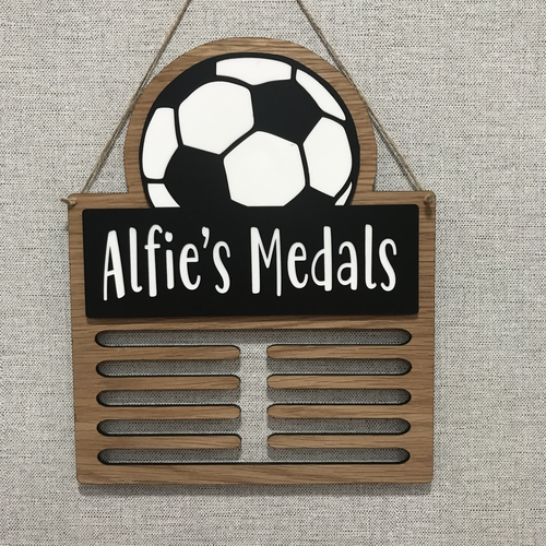 “ FOOTBALL “ Medal display hanger