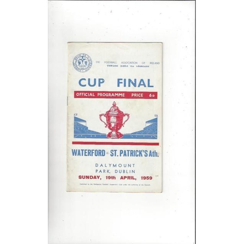 Republic of Ireland Cup Final Football Programmes