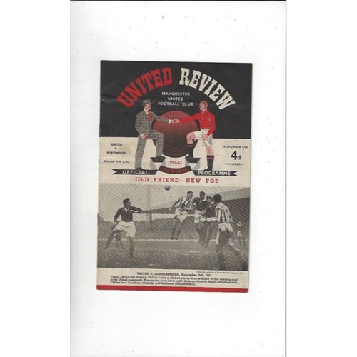 Manchester United Home Football Programmes