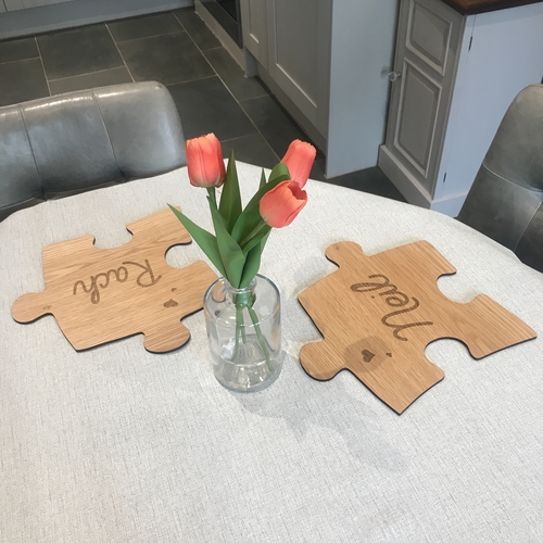 Personalised jigsaw placemats