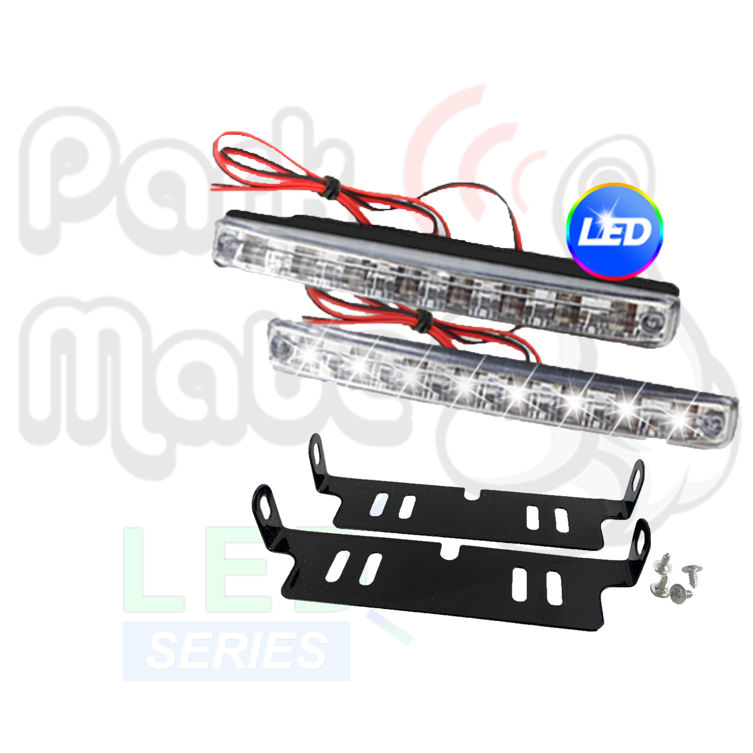 LED Daytime Running Lights PM75 Park Mate Parking Sensors Reverse