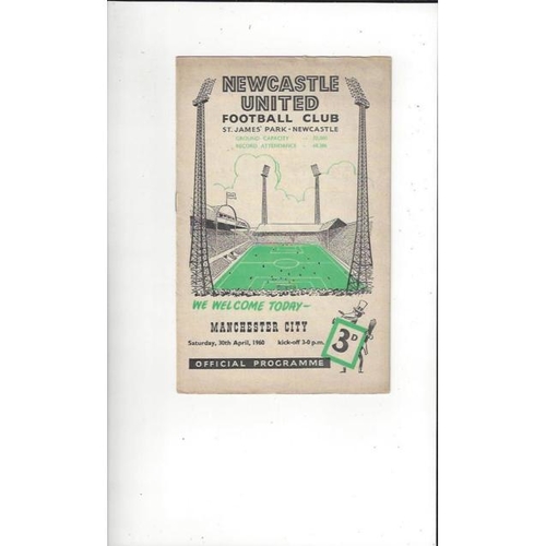 Newcastle United Home Football Programmes