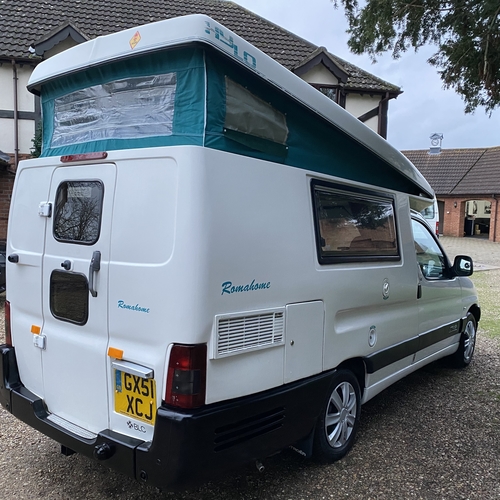 2001(51)reg Romahome HYLO 2 Berth Camper Van Motorhome Citroen Berlingo 1.9D