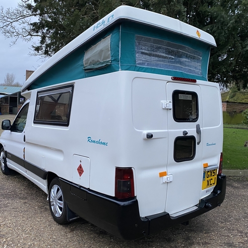 2001(51)reg Romahome HYLO 2 Berth Camper Van Motorhome Citroen Berlingo 1.9D