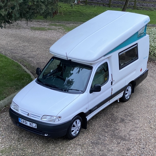 2001(51)reg Romahome HYLO 2 Berth Camper Van Motorhome Citroen Berlingo 1.9D