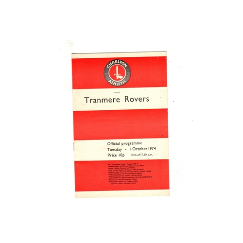 Tranmere Rovers Away Football Programmes