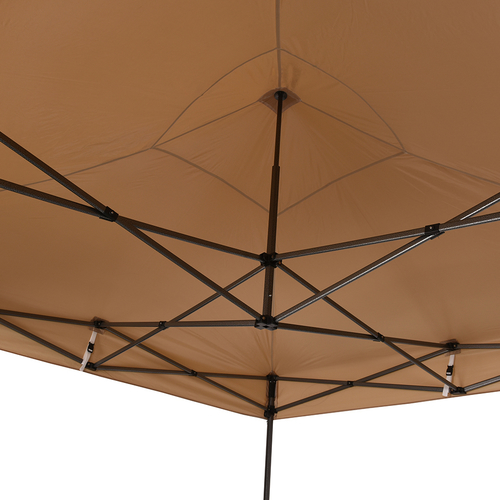 MAXIMUS HEAVY DUTY GAZEBO NO SIDES (BEIGE )