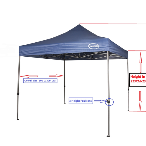 MAXIMUS HEAVY DUTY GAZEBO NO SIDES (BEIGE )