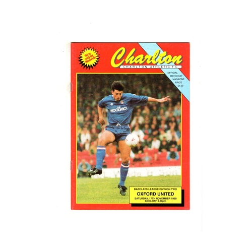 Charlton Athletic Home Football Programmes