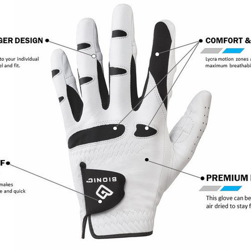 MEN'S BIONIC "STABLEGRIP" GOLF GLOVES