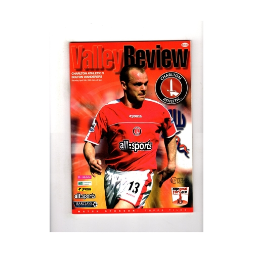 Bolton Wanderers Away Football Programmes