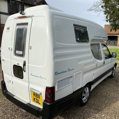 Romahome Duo Plus 1.9D 80k miles 1.9D Citroen Berlingo - Heating & Hot Water!