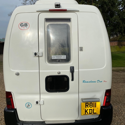 Romahome Duo Plus 1.9D 80k miles 1.9D Citroen Berlingo - Heating & Hot Water!