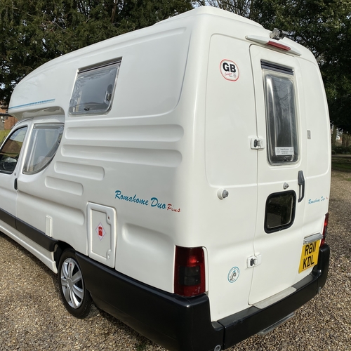 Romahome Duo Plus 1.9D 80k miles 1.9D Citroen Berlingo - Heating & Hot Water!