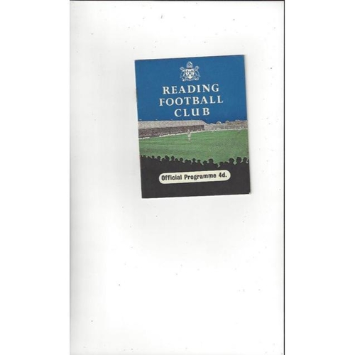 Reading Home Football Programmes