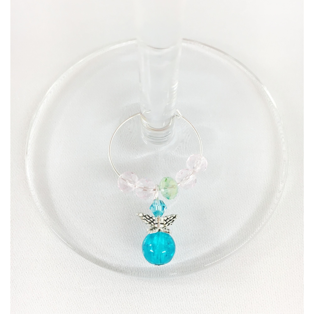 Set of 6 Fairy Wine Glass Charms